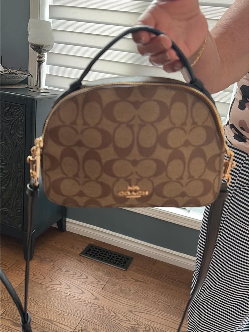 Coach Signature Small Dome Crossbody Bag Serena satchel